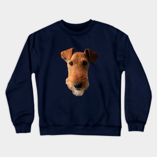 Airedale Terrier Head Art Lakeland Welsh Crewneck Sweatshirt